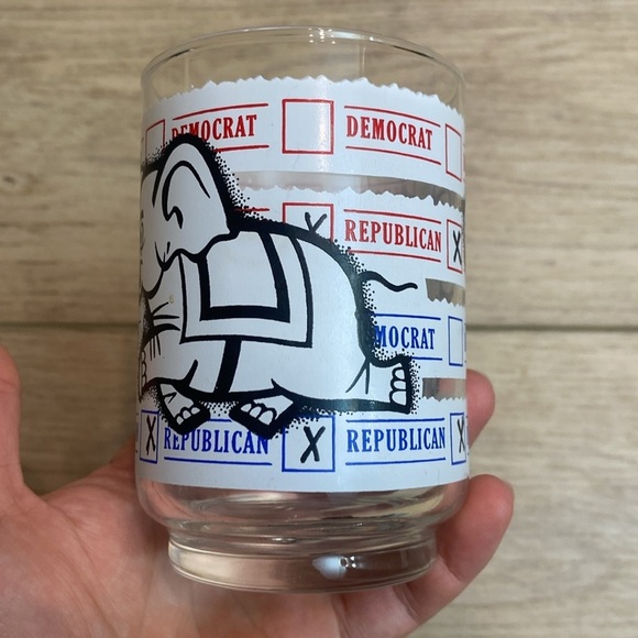 Vintage Libby‎ Republican Elephant Cup - Picture 4 of 6